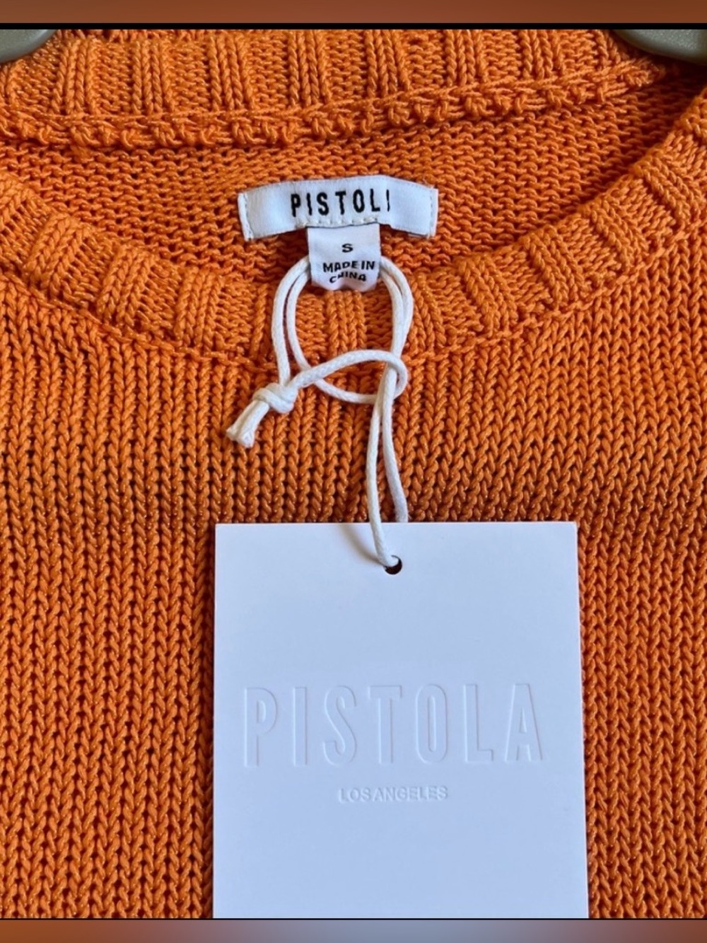 NWT PISTOLA Oversized S/S Cotton Sweater S (Easily fit a M, even a small L) - Picture 2 of 3